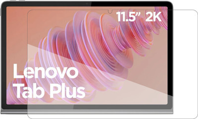 COVER CAPITAL Tempered Glass Guard for Lenovo Tab Plus(Pack of 1)
