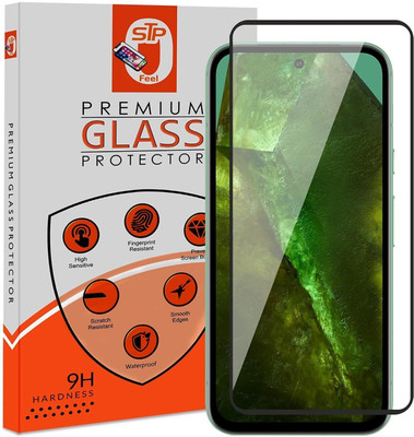 STP FEEL Tempered Glass Guard for Google Pixel 9 5G / Google Pixel 9 Pro 5G Advanced Black Border Screen Protector Guard(Pack of 1)