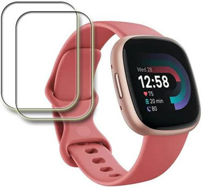 MUTAALI Tempered Glass Guard for Fitbit Versa 4 smart watch(Pack of 2)