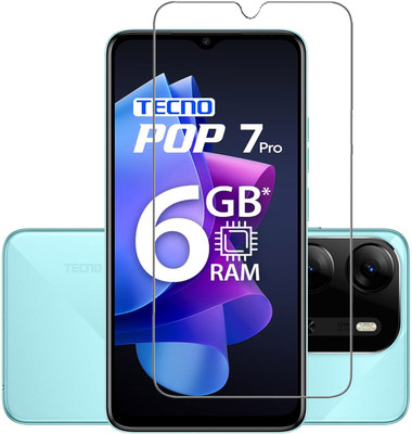 INFINITYWORLD Tempered Glass Guard for Tecno POP 7 Pro(Pack of 1)