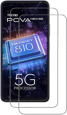 INFINITYWORLD Tempered Glass Guard for Tecno Pova Neo 5G(Pack of 2)