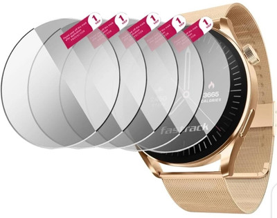 DB Tempered Glass Guard for FASTRACK DEZIRE FX1 SMART WATCH TEMPERED GLASS (PACK OF 5)(Pack of 5)
