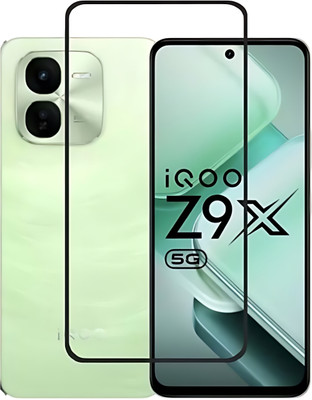 Mobtech Tempered Glass Guard for iQOO Z9x 5G, iQOO Z9x, Z9x 5G, Vivo T3x 5G, Realme Narzo 70x 5G(Pack of 1)