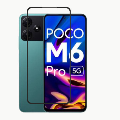 BRENZZ Tempered Glass Guard for POCO M6 Pro 5G, POCO M6 Pro(Pack of 1)