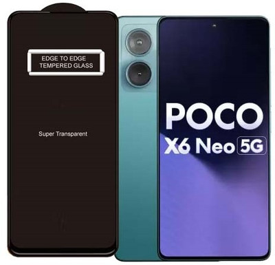 A-Allin1 Tempered Glass Guard for POCO X6 Neo 5G(Pack of 1)