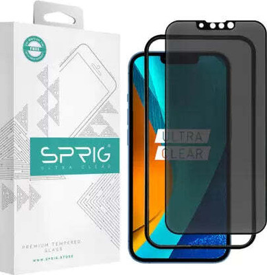 Sprig Edge To Edge Tempered Glass for Apple iPhone 14 Pro, iPhone 14 Pro, 14 Pro(Pack of 1)