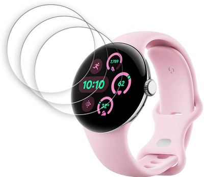 ARBAN Tempered Glass Guard for Google Pixel Watch 3 1.4 inch SMARTWATCH SCREEN GUARD(Pack of 3)