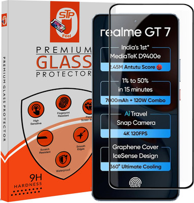 STP FEEL Tempered Glass Guard for Realme GT 7 5G Premium Screen Protector Guard with Easy Installation Kit(Pack of 1)