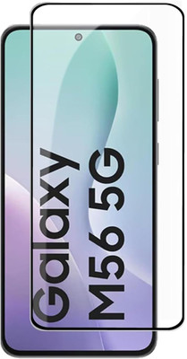 ASVALBUY Edge To Edge Tempered Glass for SAMSUNG Galaxy M56 5G(Pack of 1)