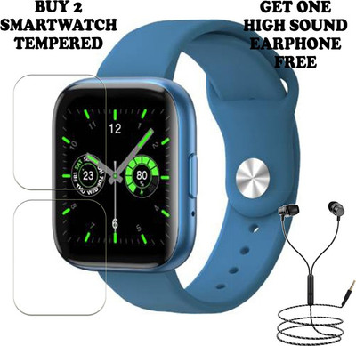 ARBAN Tempered Glass Guard for Evolves NextFIT Talk Smartwatch BUY PACK 2 AND GET ONE EARPHONE FREE(Pack of 2)