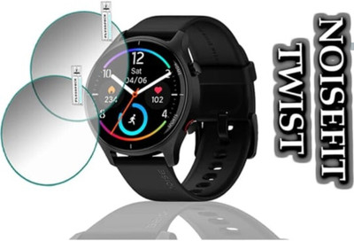 KHWABEEDA Tempered Glass Guard for NOISEFIT TWIST SMART WATCH ( PACK OF 2)(Pack of 2)