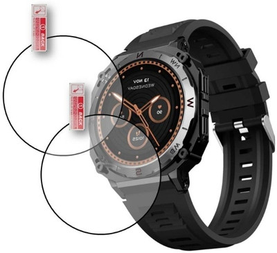 DOWRVIN Tempered Glass Guard for BOAT ENIGMA X500 W/1.43 SMART WATCH ( PACK Of 3)(Pack of 2)