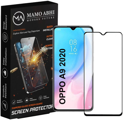 yug emporium Tempered Glass Guard for Oppo A9 2020 Super-x Heavy Toughened Tempered Glass(Pack of 1)