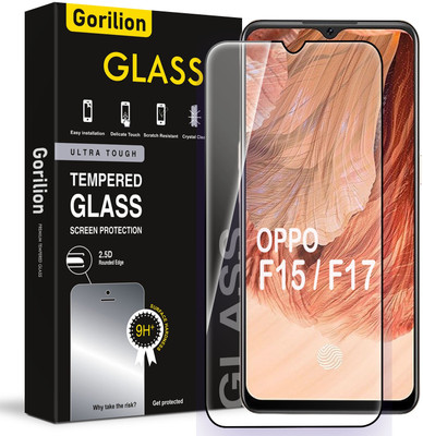 Gorilion Tempered Glass Guard for Oppo F17(Pack of 1)