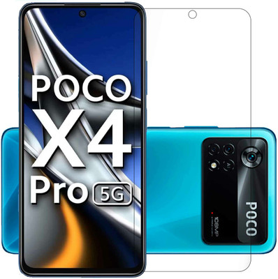 AGRSHI Tempered Glass Guard for Poco X4 Pro 5G, Poco X4 Pro ( Crystal Clear)(Pack of 1)