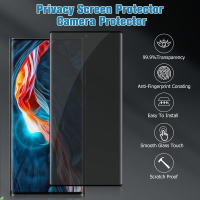 WHITBULL Tempered Glass Guard for Samsung Galaxy S23 Ultra 5G(Pack of 2)