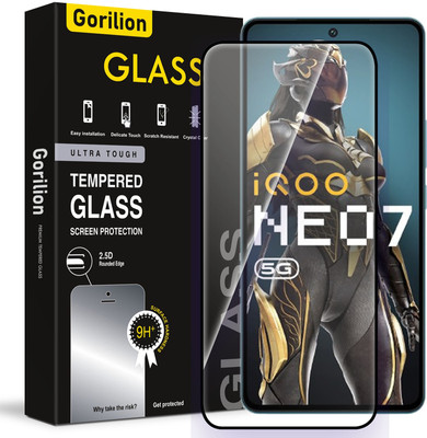 Gorilion Tempered Glass Guard for IQOO Neo 7 5G, IQOO Neo7 5G(Pack of 1)
