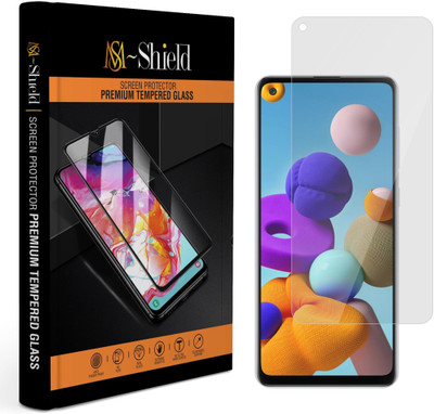 MS-Shield Tempered Glass Guard for Samsung Galaxy A21s(Pack of 1)