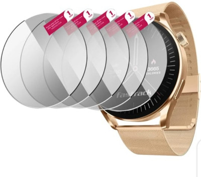 DB Tempered Glass Guard for FASTRACK DEZIRE FX1 SMART WATCH TEMPERED GLASS (PACK OF 5)(Pack of 5)