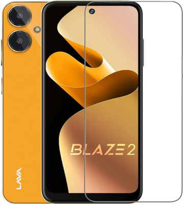 DMJHP Tempered Glass Guard for Lava Blaze 2 5G(Pack of 1)