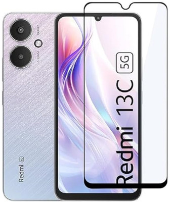 KHATUMAR Tempered Glass Guard for Redmi 13C 5G(Pack of 1)