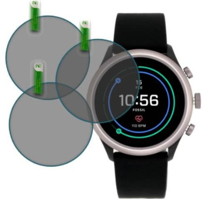 DB Tempered Glass Guard for FOSSIL SPORT 43 (R) SMART WATCH TEMPERED GLASS (PACK OF 3)(Pack of 3)