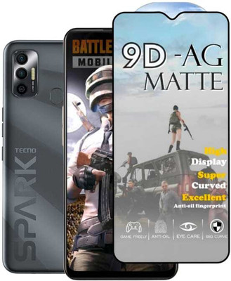 FAIYER BEAT Tempered Glass Guard for Premium matte Tempered Glass For Techno spark 7(matte finish,Pack Of 1) Advanced gaming matte Full Screen Coverage Screen Protector for Techno spark 7(Pack of 1)