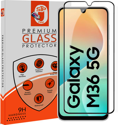 STP FEEL Tempered Glass Guard for Samsung Galaxy M36 5G Premium Screen Protector Guard with Easy Installation Kit(Pack of 1)