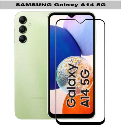 BRENZZ Edge To Edge Tempered Glass for SAMSUNG Galaxy A14 5G, SAMSUNG A14 5G(Pack of 1)