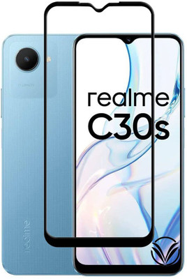 EITANSHA CREATION Edge To Edge Tempered Glass for Realme C30S(Pack of 1)