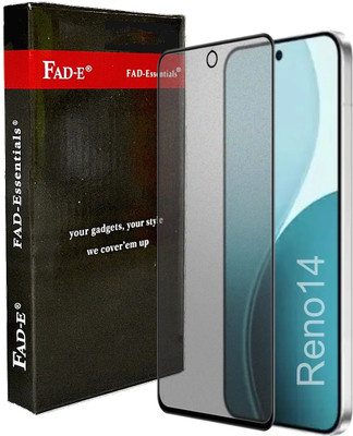 FAD-E Tempered Glass Guard for OPPO RENO 14 5G (Matte), Oppo Reno14(Pack of 1)