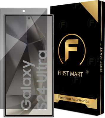 FIRST MART Tempered Glass Guard for Samsung Galaxy S24 Ultra 5G, Samsung S24 Ultra 5G, Bordless Privacy Protection(Pack of 1)