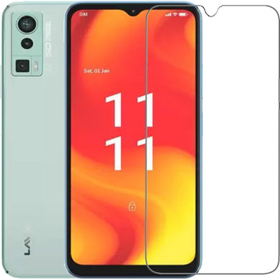 INFINITYWORLD Tempered Glass Guard for Lava Blaze Pro(Pack of 1)
