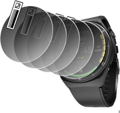 DB Tempered Glass Guard for BEATXP VEGA X 1.43 SMART WATCH TEMPERED GLASS ( PACK OF 5)(Pack of 5)