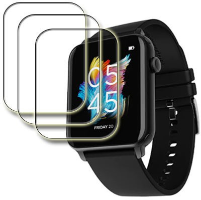 MUTAALI Tempered Glass Guard for Storm Call smart watch(Pack of 3)