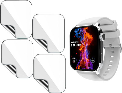 MUTAALI Tempered Glass Guard for beatXP Unbound+ 1.8 Smartwatch(Pack of 4)