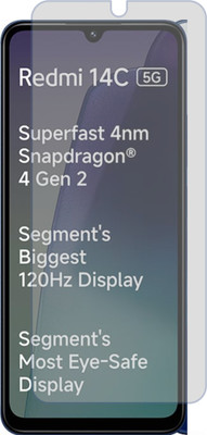 Fasheen Tempered Glass Guard for Xiaomi Redmi 14C 5G 2411DRN47I (AntiGlare Matte)(Pack of 1)