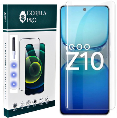 GORILLA PRO Edge To Edge Tempered Glass for IQOO Z10 5G, IQOO Z10 ( Primium-Quality Uv Glass )(Pack of 1)