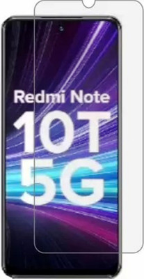 HIE POWER Tempered Glass Guard for Xiaomi Redmi Note 10T 5G - 9H Quality Transparent Glass(Pack of 1)