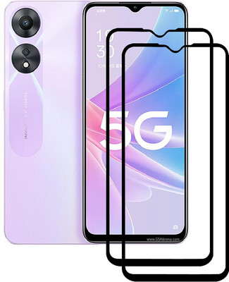INSTYLE Tempered Glass Guard for Oppo A58 5G(Pack of 2)
