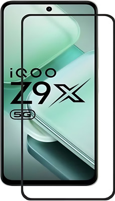 Techforce Edge To Edge Tempered Glass for iQOO Z9x 5GiQOO Z9x 5G, iQOO Z9x, Z9x 5G, Vivo T3x 5G, Realme Narzo 70x 5G(Pack of 1)