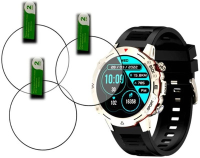 DB Tempered Glass Guard for FIRE - BOLTT GRANADE 1.39 SMART WATCH TEMPERED GLASS (PACK OF 3)(Pack of 3)