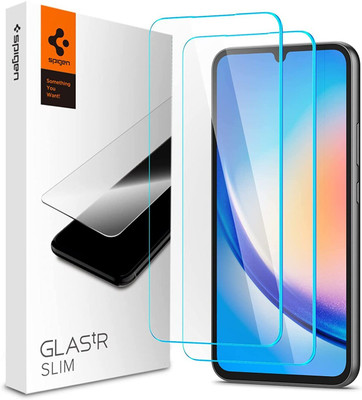 Spigen Tempered Glass Guard for Samsung Galaxy A34(Pack of 2)