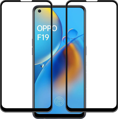 Qyist Tempered Glass Guard for Oppo F19(Pack of 2)