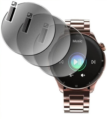 KHWABEEDA Tempered Glass Guard for PEBBLE COSMOS VAULT SMART WATCH ( PACK OF 3)(Pack of 3)