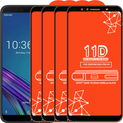 Qyist Tempered Glass Guard for Asus Zenfone Max Pro M1(Pack of 4)