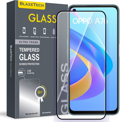 BlazeTech Tempered Glass Guard for Oppo A76(Pack of 1)
