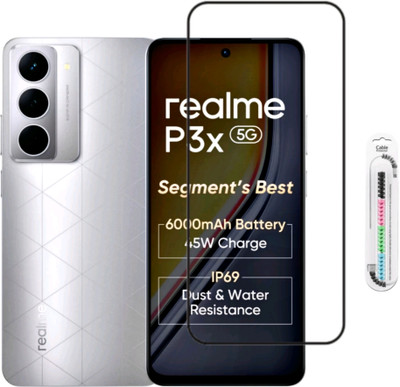 GORILLA PRO PLUS Tempered Glass Guard for Realme P3X Tempered Glass Edge To Edge Temper Glass Screen Guard For Realme P3X 5G Tempered Glass(Pack of 1)