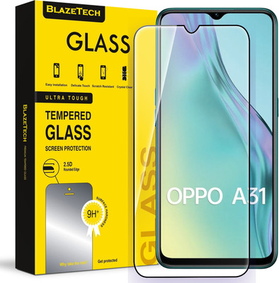 BlazeTech Tempered Glass Guard for Oppo A31(Pack of 1)