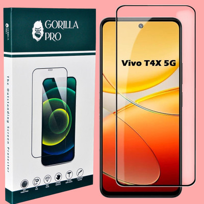 GORILLA PRO Tempered Glass Guard for Vivo T4X 5G(Pack of 1)